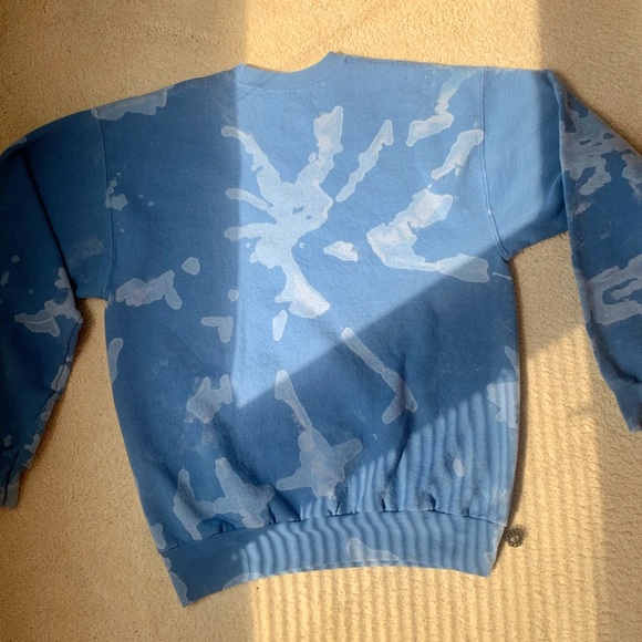 Hand stitched butterfly sweatshirt (one of a kind) - Picture 3 of 4